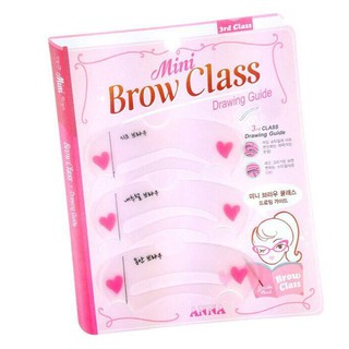 Bộ 3 Khuôn Vẽ Chân Mày Brow Class
