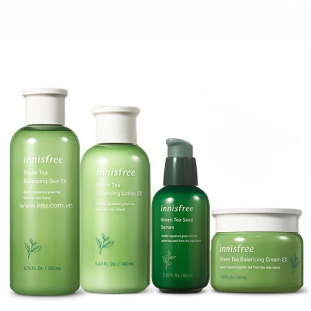 NƯỚC HOA HỒNG DÀNH CHO DA DẦU INNISFREE GREEN TEA FRESH SKIN