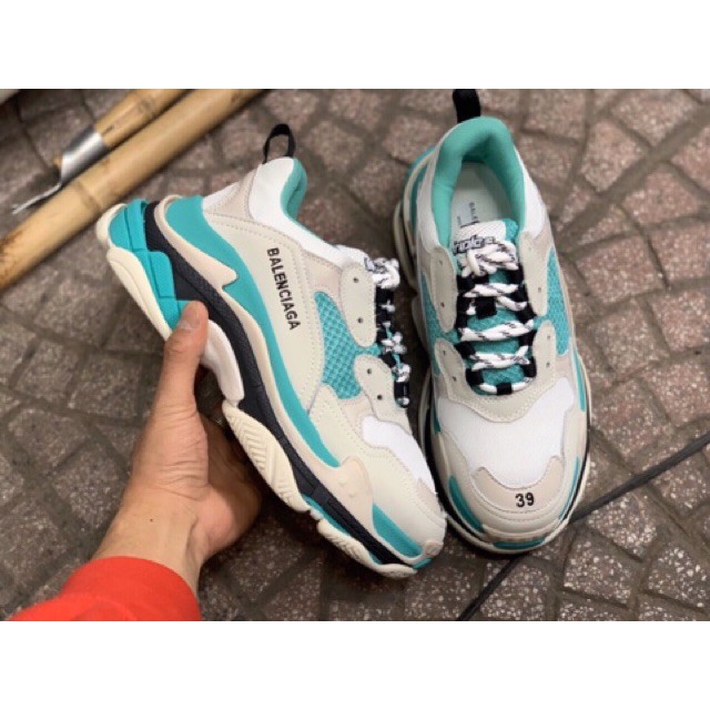 Giầy balen xanh trắng hàng 11