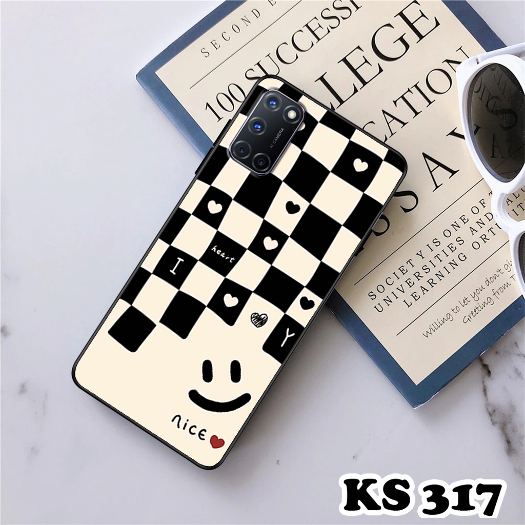 Ốp lưng Oppo A52 - Oppo A53 - Oppo A92 - Ốp in hình họa tiết caro - Chất liệu TPU siêu bền, sang trọng