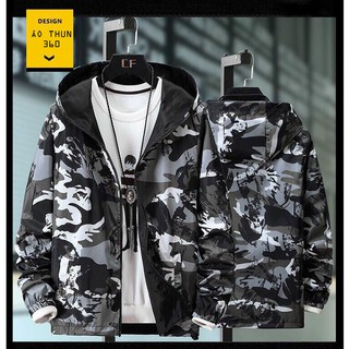 💥 Tổng Kho Sỉ Áo Thun 💥 Áo Khoác Gió Rằn Ri Loang Màu Ghi Xám Siêu Đẹp Dáng Unisex Nam Nữ