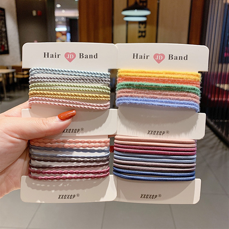 Dây cột tóc màu kẹo thời trang Hàn Quốc đơn giản