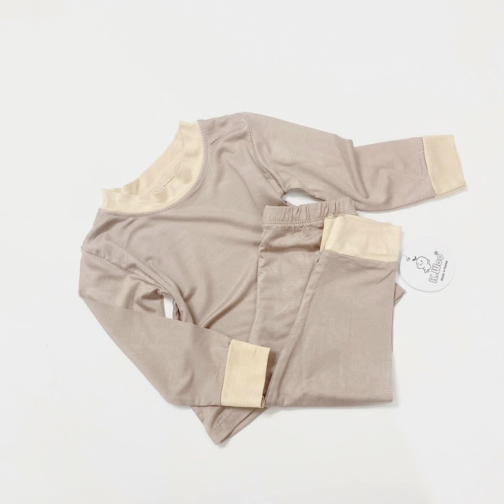 [Siêu Sale] BỘ THUN DÀI TAY CAO CẤP BÉ TRAI BÉ GÁI XINH XẮN SIZE 6-18KG(DBT)