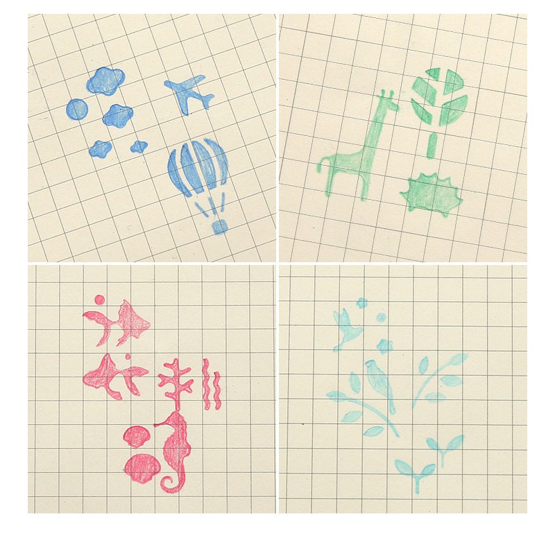 SeamiArt Thước Nhựa Hỗ Trợ Đánh Dấu Trang Sách Tiện Dụng