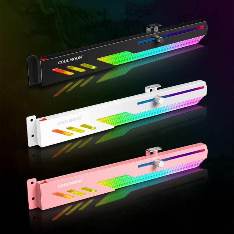 Khung Hỗ Trợ Thẻ Đồ Họa NAMA COOLMOON GT8 GPU ARGB 5V 3Pin ARGB AURA SYNC