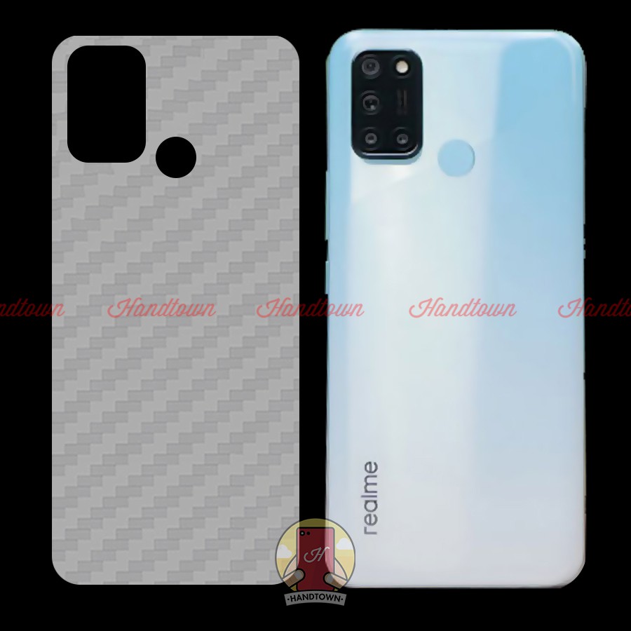 Miếng dán lưng cacbon Realme 7 / 7i / 7S / 7 Pro