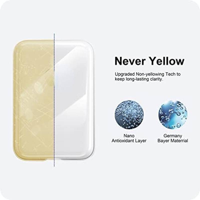 Ốp Điện Thoại silicone Mềm Trong Suốt Có Nam Châm Bảo Vệ Pin Không Dây Cho MagSafe