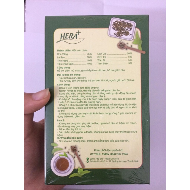 Trà giảm cân thảo mộc HERAPLUS  100% HÀNG CHÍNH HÃNG của CTY. ĐỀN 500% nếu phát hiện Hàng nhái. Chỉ bán Sỉ | BigBuy360 - bigbuy360.vn
