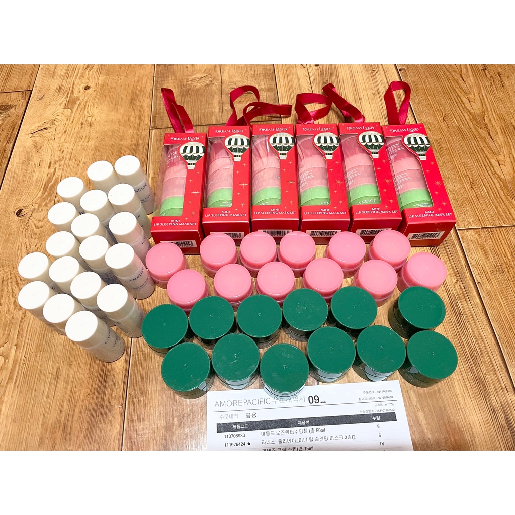 SET đặc biệt mùa lễ hội mặt nạ ngủ môi Langeige