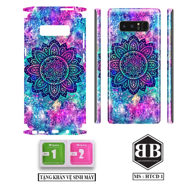 Bộ Skin dán miếng dán PPF dán hình Samsung Note 8 ( samsungnote8 ) chất nhất năm