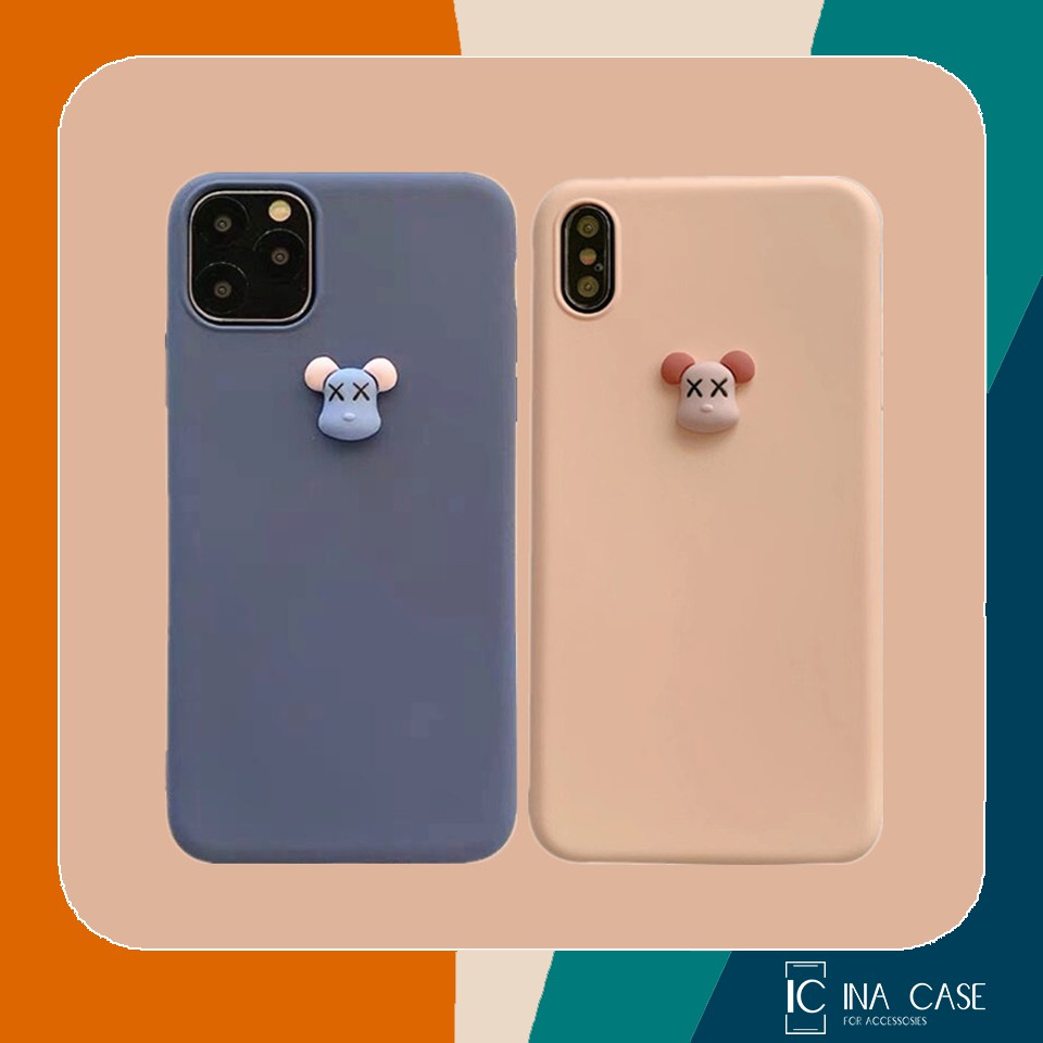 Ốp lưng iphone Kwas Nổi Lót Nhung 5/5s/6/6plus/6s/6s plus/6/7/7plus/8/8plus/x/xs/xs max/11/11 pro/11 promax – Ina Case