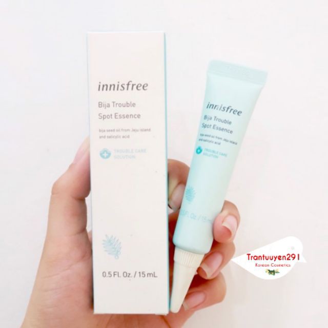 GEL GIẢM MỤN INNISFREE BIJA TROUBLE SPOT ESSENCE 15ML CHÍNH HÃNG - 5702