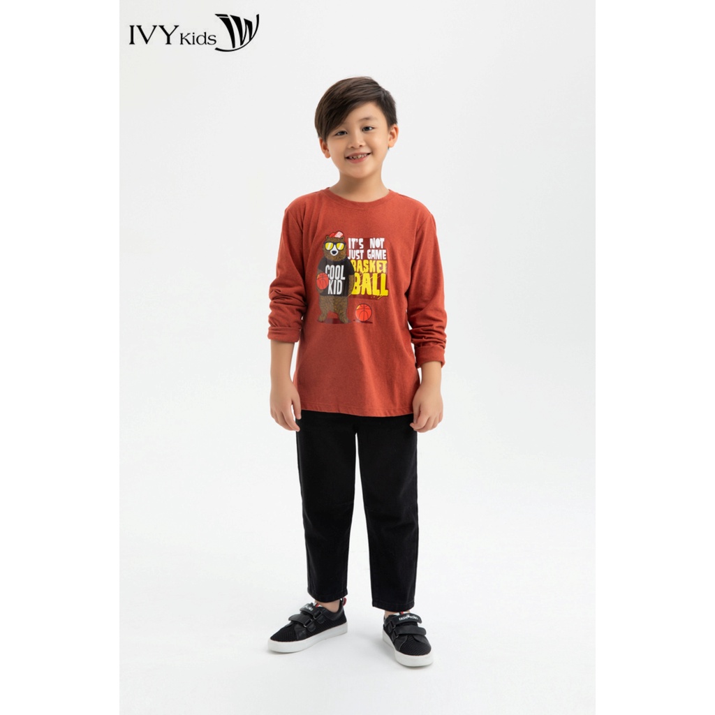 Áo thun Cool kid bé trai IVY moda MS 58K1123