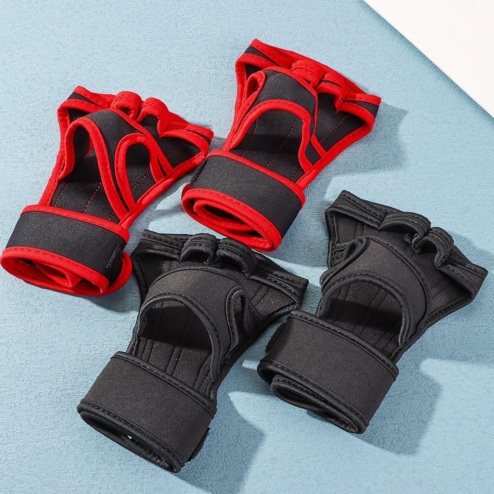 WTTLE Găng Tay Hở Ngón Hỗ Trợ Nâng Tạ