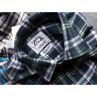 Sơ mi dạ kẻ caro flannel Z.R