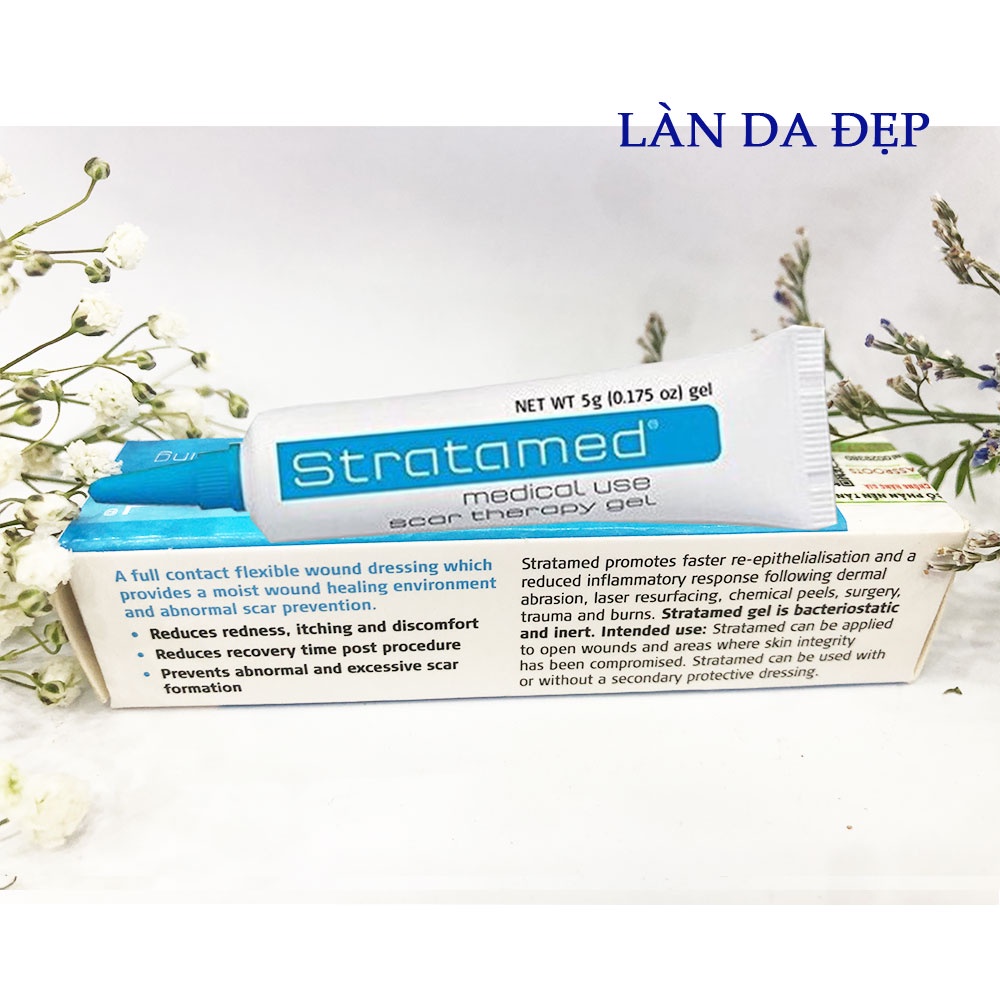 Gel bôi s.ẹo Stratpharma AG Stratamed phục hồi vết thương ngừa sẹo tuýp 5g
