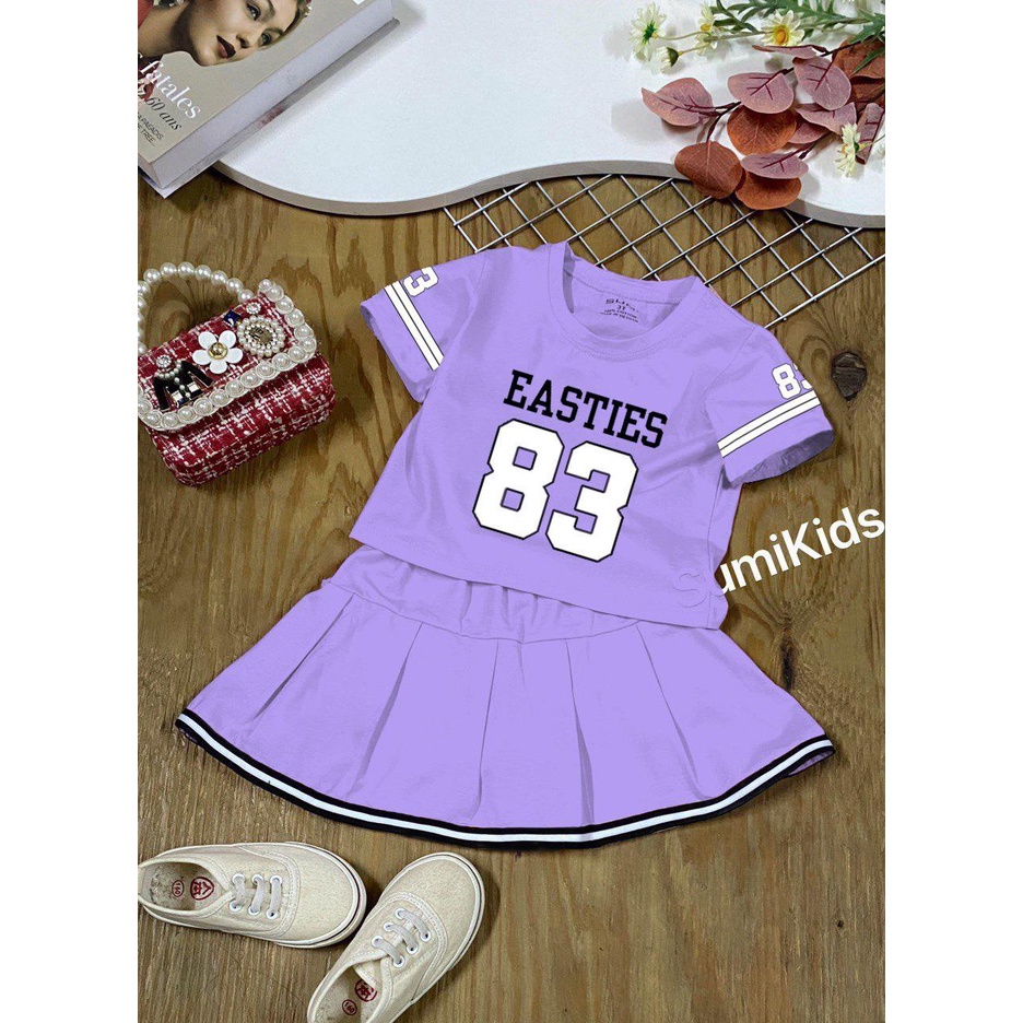 Set Bé Gái Thể Thao Áo thun và chân váy  in số 83 - Trang 25 Kids -k159