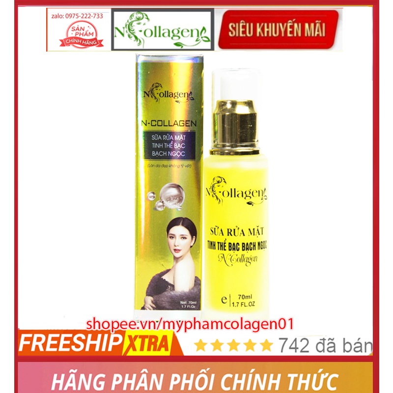 Sữa Rửa Mặt BẠCH NGỌC N - COLLAGEN cao cấp BÁN-CHẠY