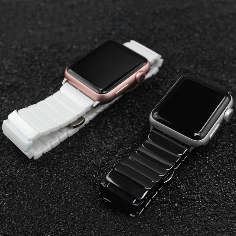 Dây ceramic thay thế cho đồng hồ Apple Watch iwatch 38mm 40mm 42mm 44mm