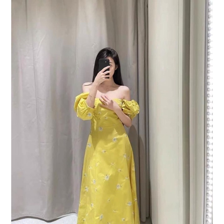Váy cổ vuông ( váy hè, biển)