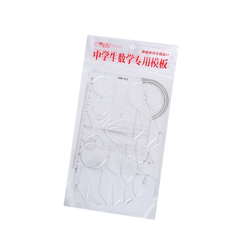 1 Thước Nhựa Trong Suốt Đa Năng