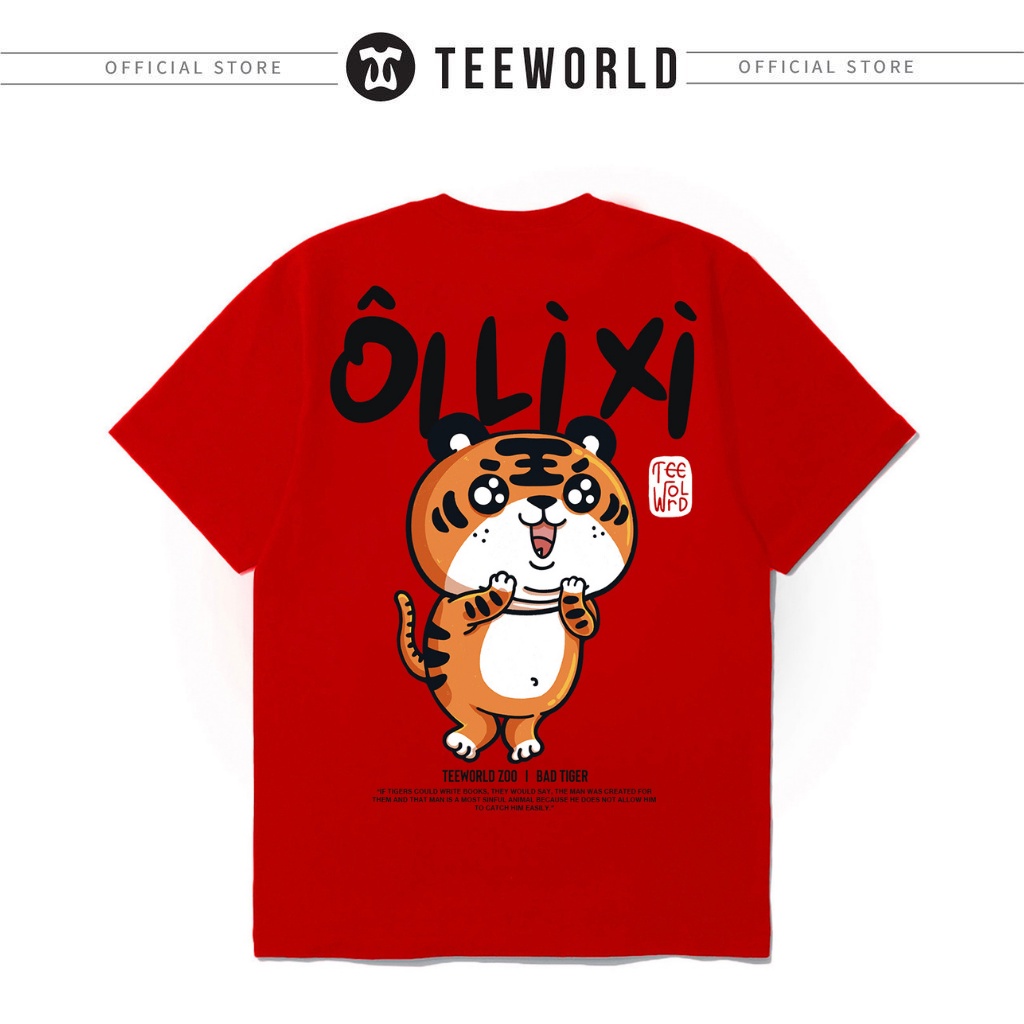 Áo thun Teeworld Ôi Lì Xì T-shirt Nam Nữ Form Rộng Unisex | BigBuy360 - bigbuy360.vn