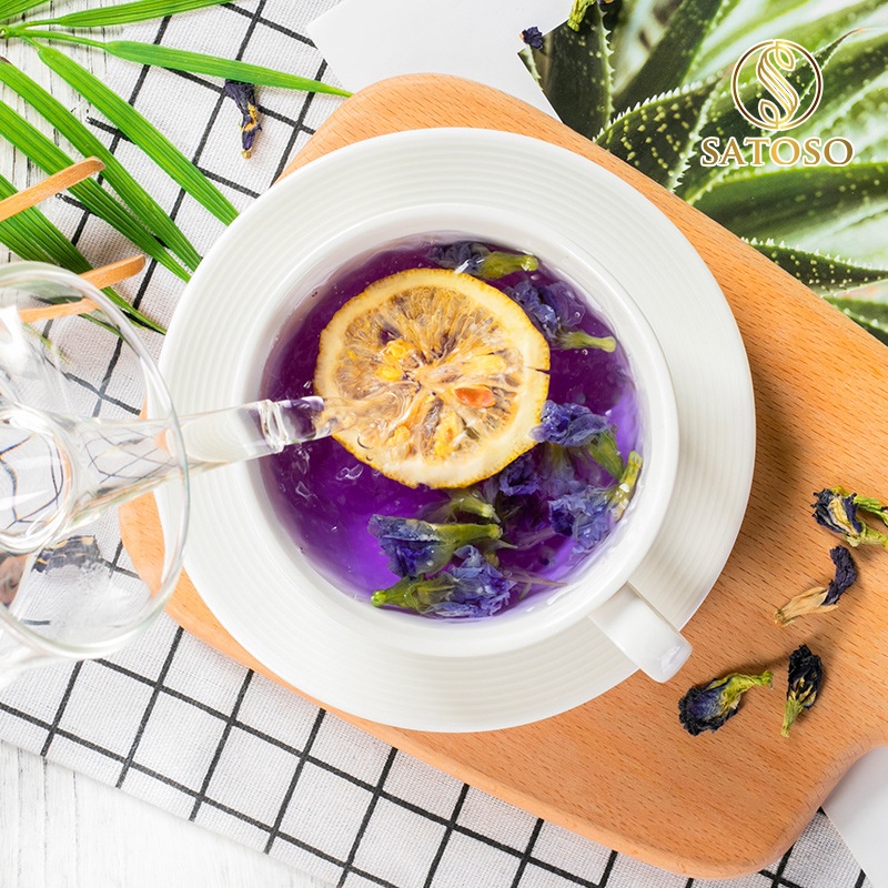 Trà hoa đậu biếc giải nhiệt mùa hè SATOSO 100g SA12