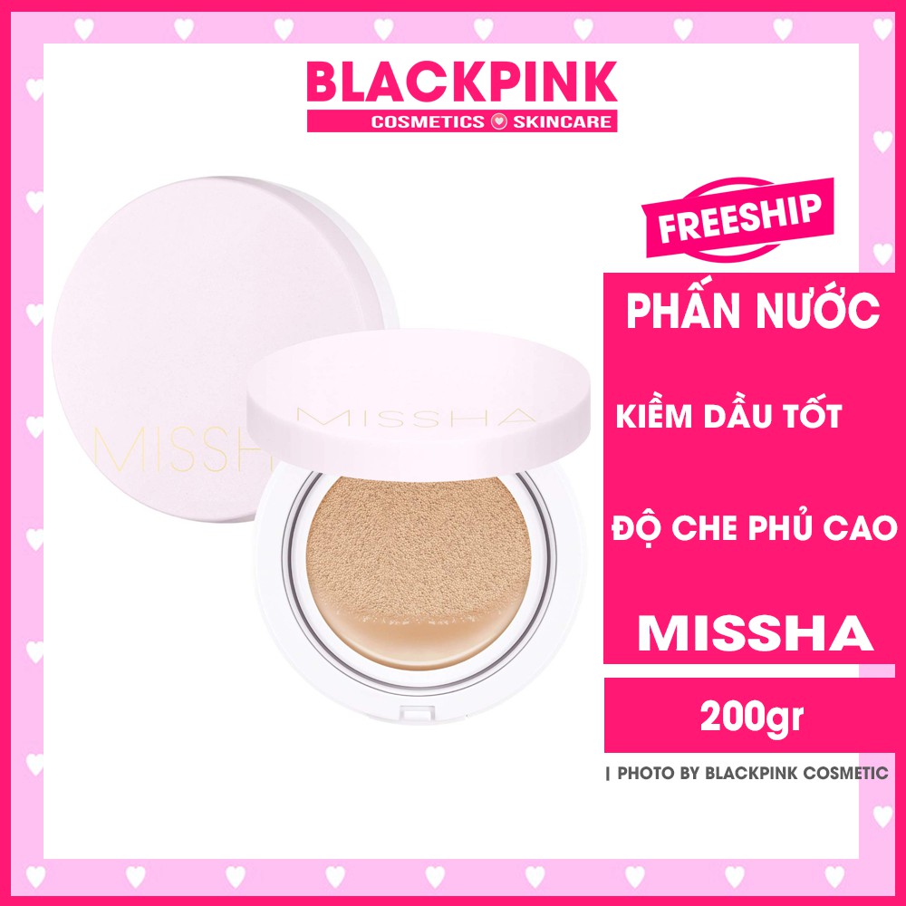 Phấn nước MISSHA M Magic Cushion SPF50+ Hàn Quốc, kiềm dầu tốt, độ che phủ hoàn hảo, thành phần tự nhiên an toàn cho da