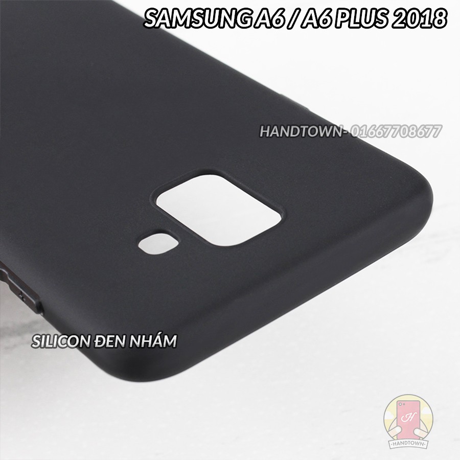 Ốp lưng Samsung A6 | A6 PLUS 2018 dẻo đen nhám chồng trầy