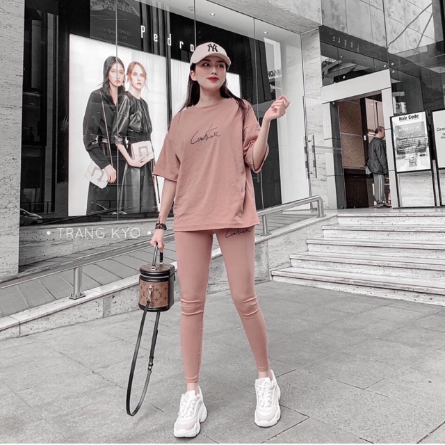 Set bộ thun thể thao thêu siêu hot 🌵🌵🌵