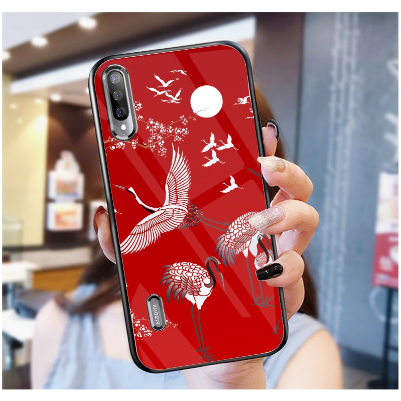 Ốp Lưng XIAOMI MI A3 mặt kính cường lực cao cấp