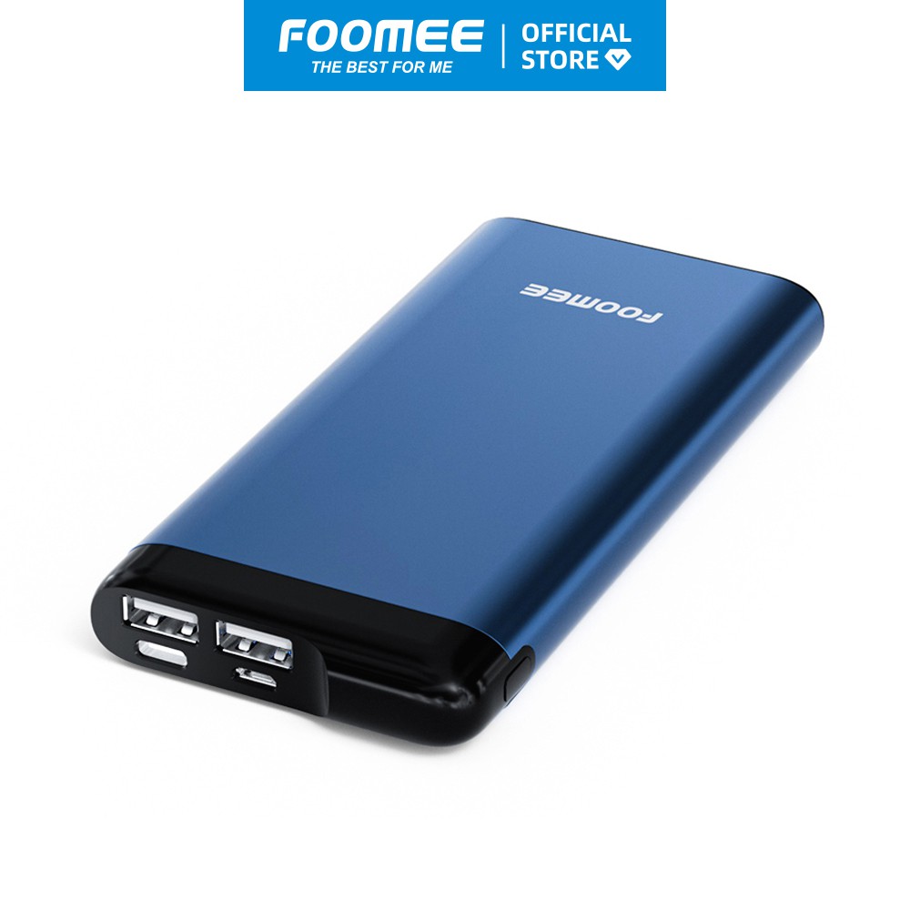 Pin Sạc Dự Phòng 10000mAh FOOMEE AH10s - Sạc Nhanh 20W Đầu ra USB/Type C- Đầu vào Micro/Type-C - 1 đổi 1 trong 12 tháng