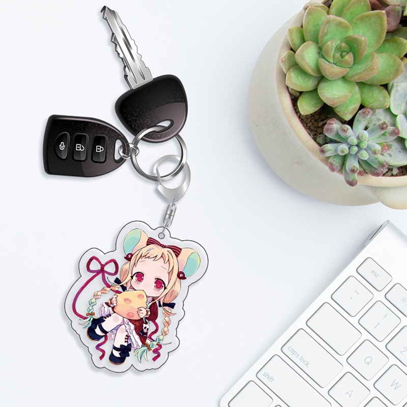 Móc khóa hình nhân vật anime Toilet Bound Hanako Kun Hanako Sousuke Mitsuba