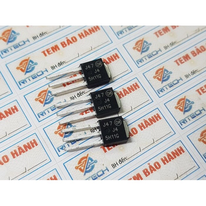 Combo 5 chiếc] 5H11G, MJD45H11G, 45H11G Transistor PNP 8A-80V DIP TO-251