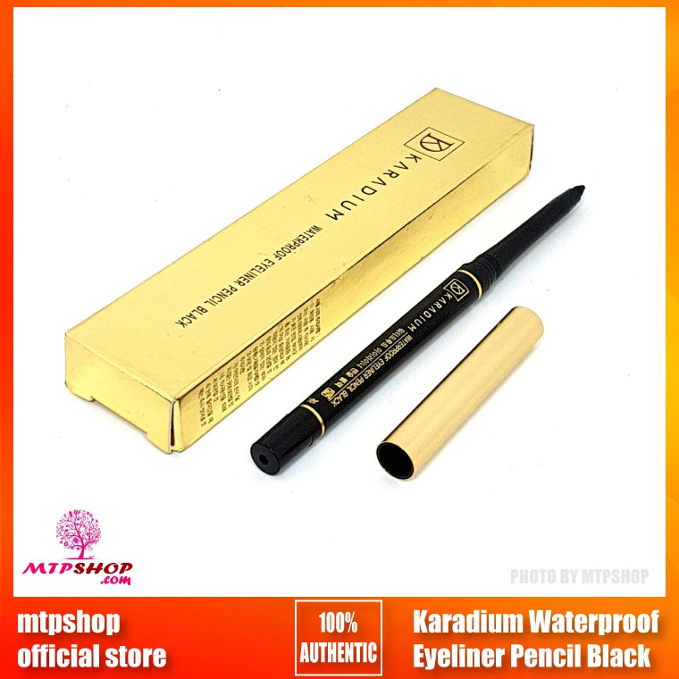 Chì Kẻ Mắt Karadium Waterproof Eyeliner Pencil Black
