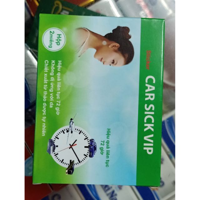 Miếng dán say tàu xe CAR SICK VIP