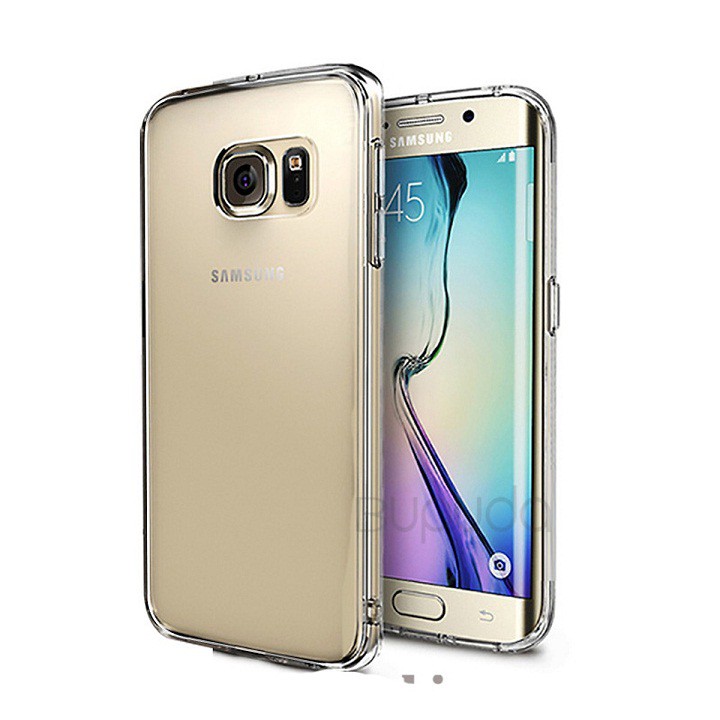 Ốp lưng silicon dẻo trong suốt mỏng 0.6mm cho Samsung Galaxy S6 Edge hiệu Ultra Thin - Hàng chính hãng