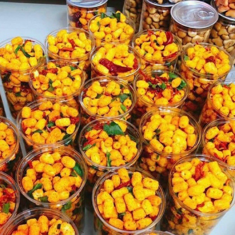 Nui sấy khô bò 300g lon pet