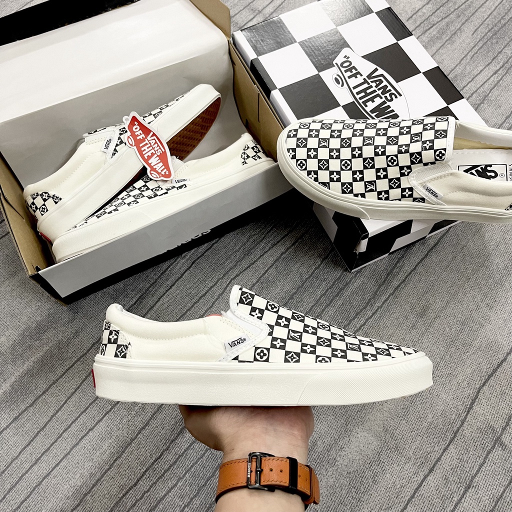 GIÀY THỂ THAO SNEAKER VANS LƯỜI LV BẢN CAO CẤP NAM NỮ ẢNH THẬT TỰ CHỤP