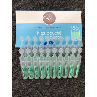 Nước muối sinh lý chứa kháng viêm Gifrer