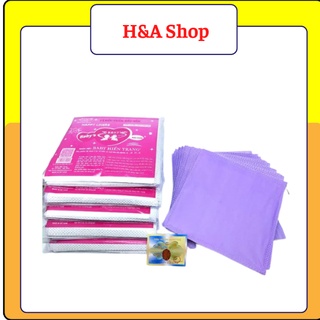 Lót phân su cho bé, miếng lót phân su Hiền Trang 3 lớp siêu thấm chống tràn (gói 10 tờ)