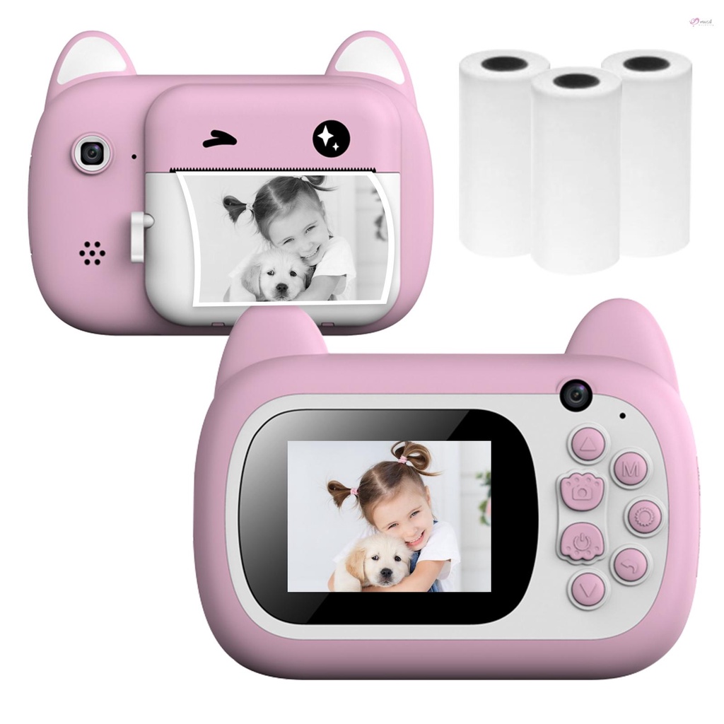 Máy ảnh kỹ thuật số A7 1080P với màn hình kép 24Mp 2.4 inch 3 cuộn thẻ TF cho bé
 | BigBuy360 - bigbuy360.vn