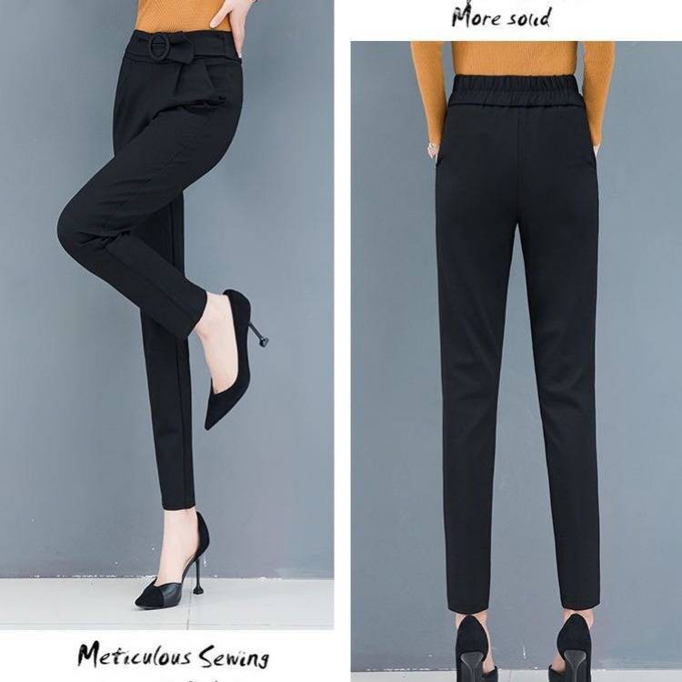 Plus Quần Dài Lưng Cao Có Túi Thời Trang Cho Nữ | BigBuy360 - bigbuy360.vn