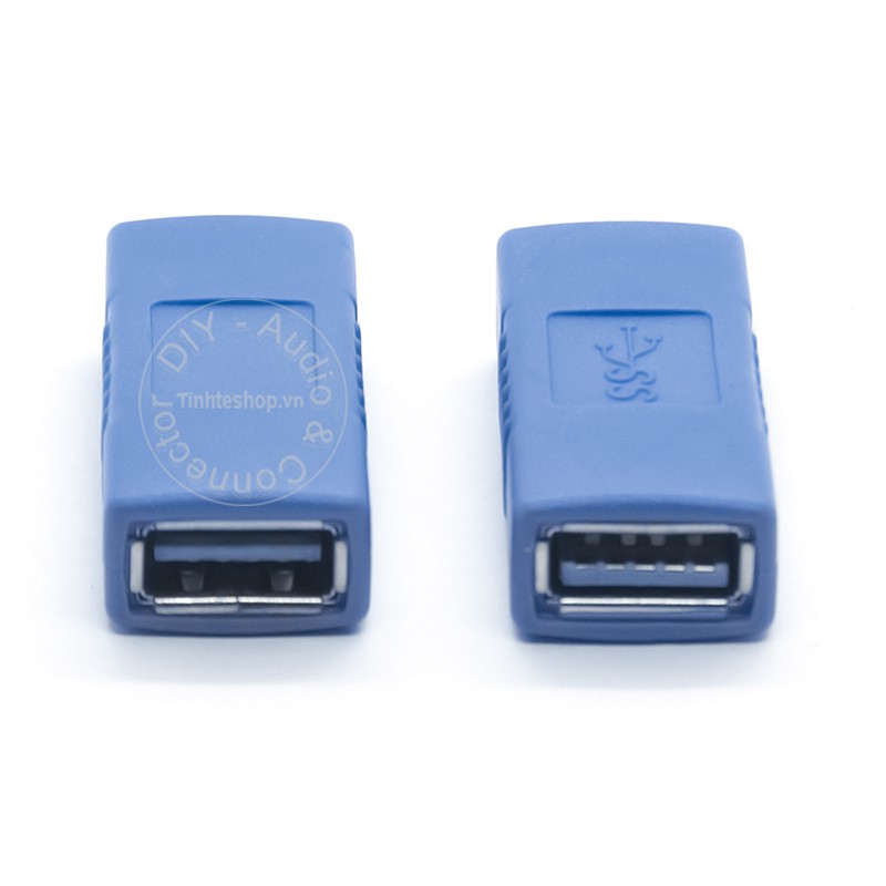 Đầu nối USB 3.0 2 đầu cái - USB 3.0 AF sang USB AF - Khẩu nối cáp USB 3.0 female 1 chiếc