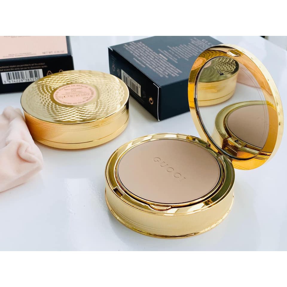 [Gucci Chính Hãng] Phấn Phủ Dạng Nén Kiềm Dầu Siêu Tốt Gucci Poudre De Beaute Mat Naturel | BigBuy360 - bigbuy360.vn