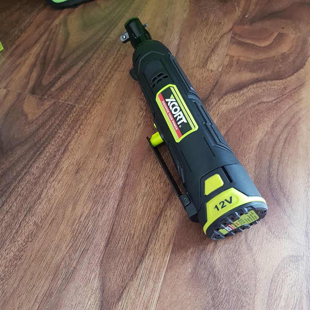 Máy siết ốc-Máy siết bulong góc Kèm 2 Pin 12V XCORT