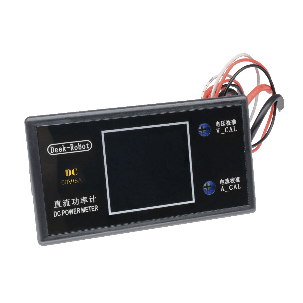 Đồng hồ đo điện năng/vôn kế/ampe kế kỹ thuật số màn hình LCD DC 50V 5A 250W