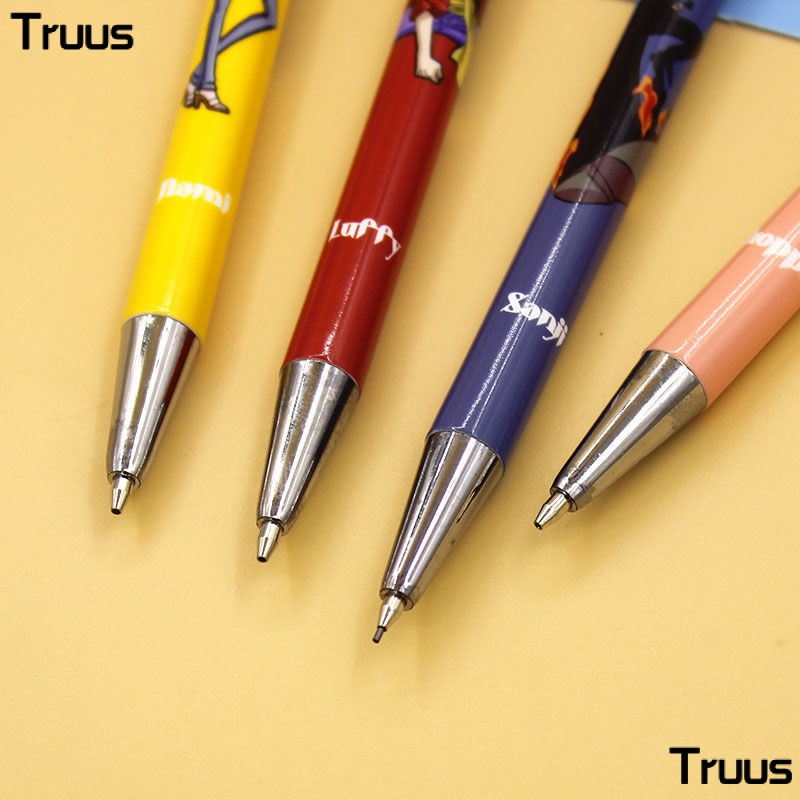 Bút Chì Bấm Cơ 0.5 / 0.7 In Họa Tiết Hoạt Hình One Piece