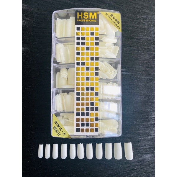 Móng úp HSM nhám thang, nhọn, bầu, bầu nhọn, vuông  - Sushi Nail Mi