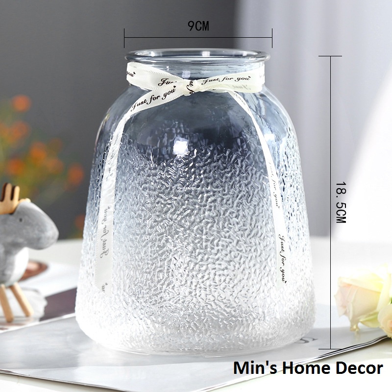 Bình cắm hoa thủy tinh, Lọ hoa thủy tinh cao cấp phong cách Băc Âu